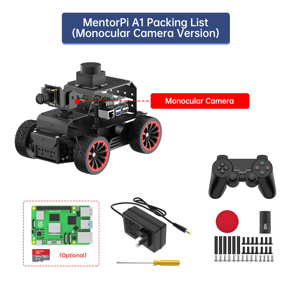 hiwonder mentorpi a1 ai robot car kit hiwonder mentorpi a1 ai robot car kit